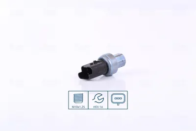 Comutator presiune aer conditionat potrivit DS DS 3; CITROEN BERLINGO, BERLINGO MULTISPACE, BERLINGO MINIVAN, C1, C2, C2 ENTERPRISE, C3 I, C3 II, C3 II HATCHBACK, C3 PICASSO 1.0-Electric 11.95