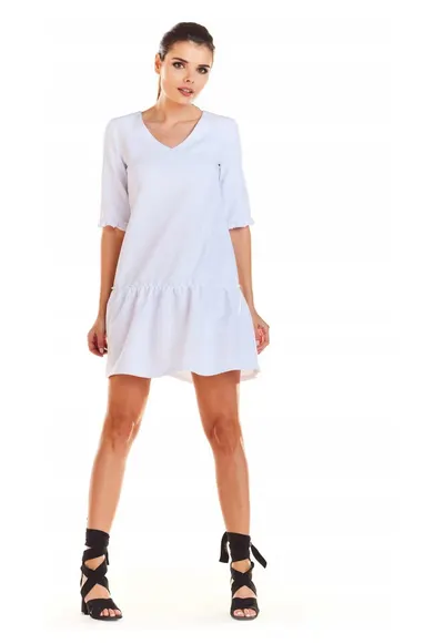 Rochie dama Poliester - M199 - Alba