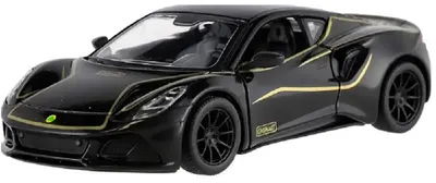 Mașinuță metalică Kinsmart Heritage Edition - Lotus Emira, 1:34, negru