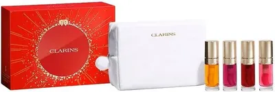 Set Clarins Lip Comfort Oil - Uleiuri pentru buze, 4 x 7 ml