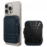 Portofel Magsafe, Spigen, Lock Fit, Negru AFA08526