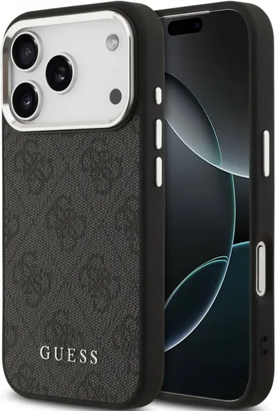 Husă Guess - 4G, iPhone 17 Pro, MagSafe, negru