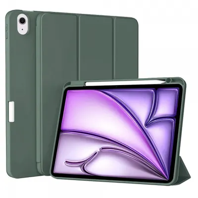 Husa pentru Apple iPad Air 11 (2026) / iPad Air 11 (2025) / Air 11 (2024), Techsuit, Flex Trifold, Verde