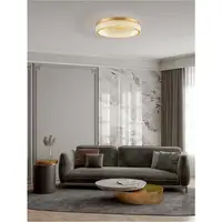 Plafoniera KLEPSIDRA Triac Dimabil Platinum Auriu Stainless Otel, Aluminiu & Acrylic LED 70 Wat 220-240 Volt 3666Lm 3000K IP20