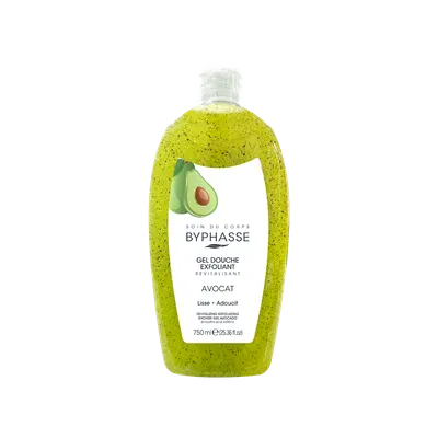 Gel de dus exfoliant cu Avocado, 750ml, Byphasse