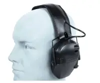 Casti Protectie Fonica Activa WoSport - NEGRU
