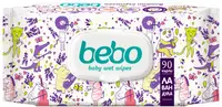 Șervețele umede Bebo - Cu extract de levănțică, 90 buc