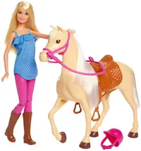 Set de joaca Mattel Barbie -Barbie si cal