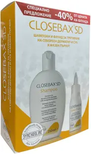 Synchroline Closebax SD Set - Șampon și fluid anti-mătreață, 250 + 50 ml
