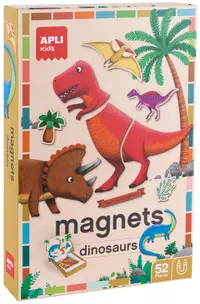 Joc magnetic pentru copii Apli - Dinozauri