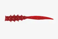 Vierme Jackall Good Meal Skinny 1.5 Inch Red Gold Flake 8 Buc / Plic