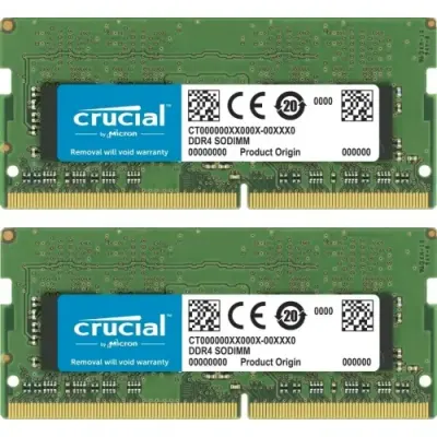 Memorii laptop SODIMM Crucial 32GB (2x 16GB), DDR4-3200MHz, CL22, Dual Channel