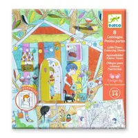 Planse de colorat cu surprize Jocurile Ninei, Djeco