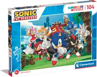 Puzzle Clementoni din 104 de piese - Sonic Ariciul