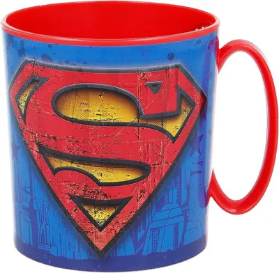 Cană pentru copii pentru cuptor cu microunde Stor - Superman, 350 ml