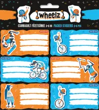 Etichete școlare Ars Una Wheelz - 18 bucăți