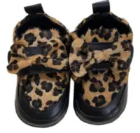 LoveMAXX Bentițe pentru bebeluși - Leopard, mărimea 18, negre