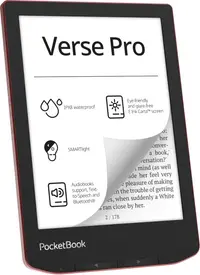 Cititor de cărți electronice PocketBook - Verse Pro, 6'', 512MB/16GB, Passion Red