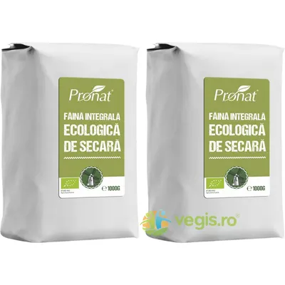 Pachet Faina Integrala de Secara Ecologica/Bio 1kg+1kg