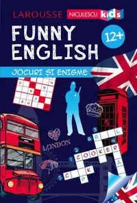 Funny English. Jocuri și enigme 12+ (Larousse) - Paperback brosat - Sandra Lebrun