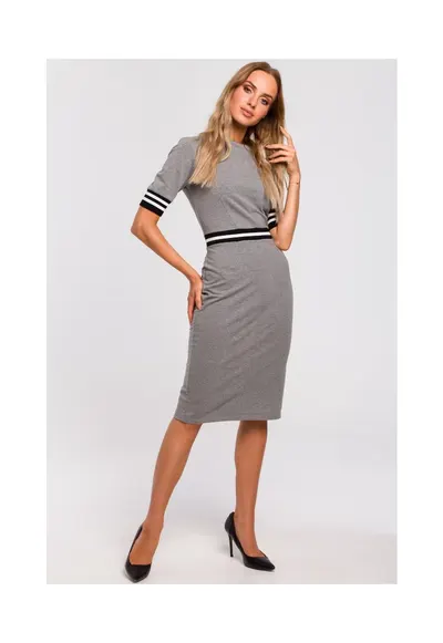 Made of Emotion Rochie mini de dama Rangdol M461 gri - Gri