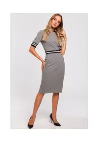 Made of Emotion Rochie mini de dama Rangdol M461 gri - Gri