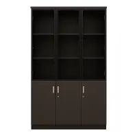 Dulap cu trei uși din aluminiu și sticlă &ndash;W1200*D400*H2000