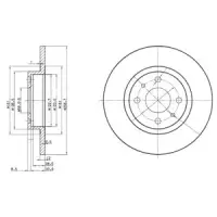 Disc frana DELPHI BG2411