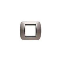 Placa ornament 7 module Nichel Negru Bticino Living
