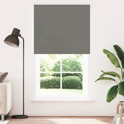 Gossi jaluza cu role opace gri 125x230 cm latime material 121,6 cm