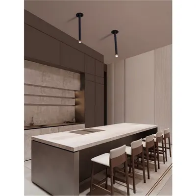 Plafoniera STILVI Nisipiu Negru Aluminiu LED 4 Wat 220-240Volt 177Lm 3000K IP20 Beam Angle 25°