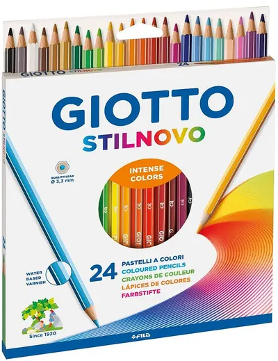 Creioane colorate Giotto Stilnovo - 24 culori