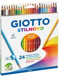 Creioane colorate Giotto Stilnovo - 24 culori