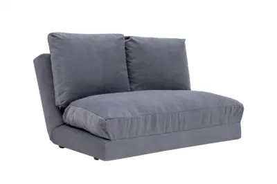Canapea extensibila TAIDA, 2 locuri, gri, 185x120x36 cm