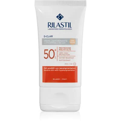 Rilastil D-Clar crème de protectie anti-acnee SPF 50+ culoare Light 40 ml