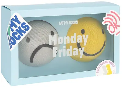 Șosete Eat My Socks - Monday Friday, 2 perechi