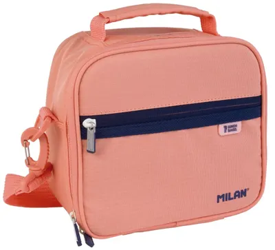 Geantă de prânz Milan 1918 - cu 3 cutii, roz, 3.5 l