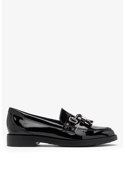 Pantofi loafer cu canafi Rosalia - Negru