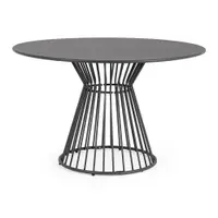 Masă de grădină rotundă din oțel ø 120 cm Austin – Bizzotto