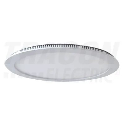 Panou Led Aparent, Rotund, Albcu LED-uri, rotund, alb LED-DLE-18NW 220-240 VAC; 18 W; 1200 lm; D=225 mm, 4000 K; IP40