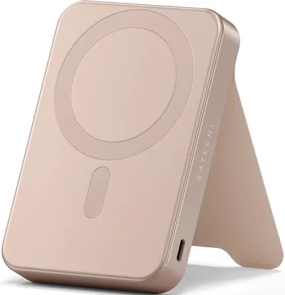 Baterie portabilă Satechi - Qi2 10K Magnetic, 10000 mAh, Desert Rose