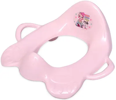 Reductor pentru colacul de toaletă cu manere Lorelli - Nordic, Pink