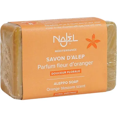 Sapun de Alep cu Flori de Portocal 100g