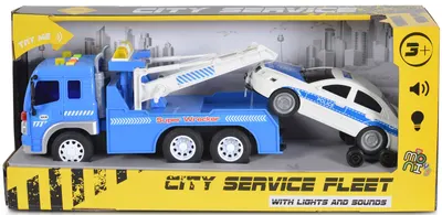 Jucărie pentru copii Moni Toys - Tractor cu remorcă, 1:16