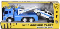Jucărie pentru copii Moni Toys - Tractor cu remorcă, 1:16