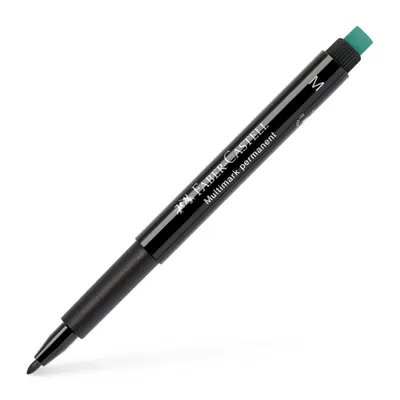 Marker permanent negru M multimark Faber Castell