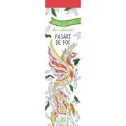 Semne de carte de colorat. Pasari de foc, terapie prin desen