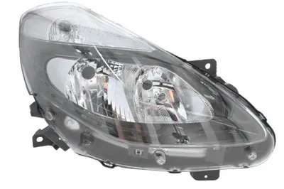 Far dreapta (2 H7, reglaj electric, fundal negru) RENAULT CLIO, CLIO III dupa 2011