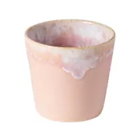 Ceașcă albă/roz din gresie 210 ml Grespresso – Costa Nova