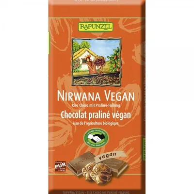 Ciocolata bio Nirwana, 100g, Rapunzel